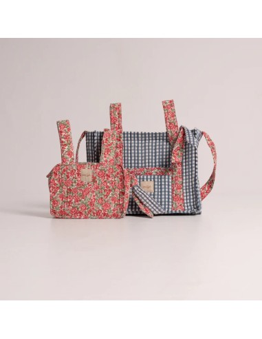 Bolso de paseo  maxi  vichy poppies