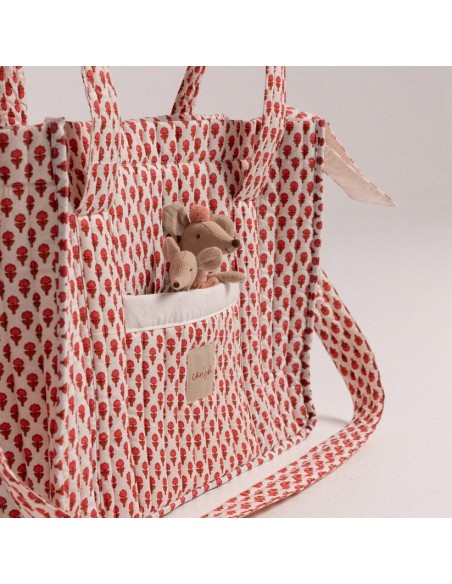 Bolso de paseo maxi red berries