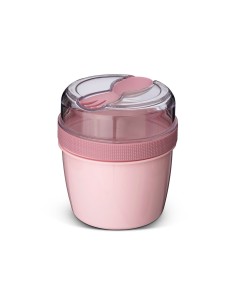 Fiambrera snack N'ice cup con disco refrigerante pink