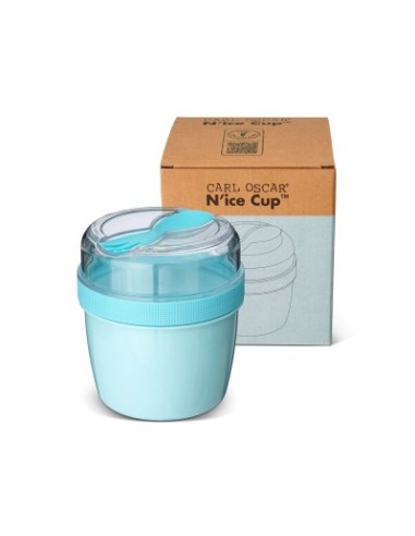 Fiambrera snack N'ice cup con disco refrigerante blue