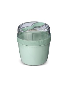 Fiambrera snack N'ice cup con disco refrigerante green