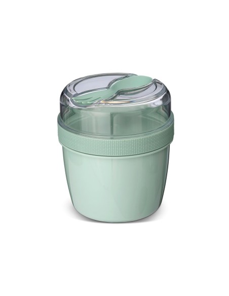 Fiambrera snack N'ice cup con disco refrigerante green