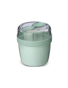 Fiambrera snack N'ice cup con disco refrigerante green 2