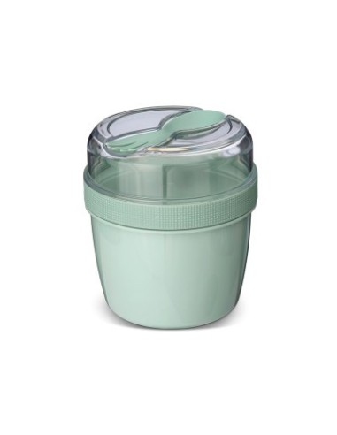 Fiambrera snack N'ice cup con disco refrigerante green
