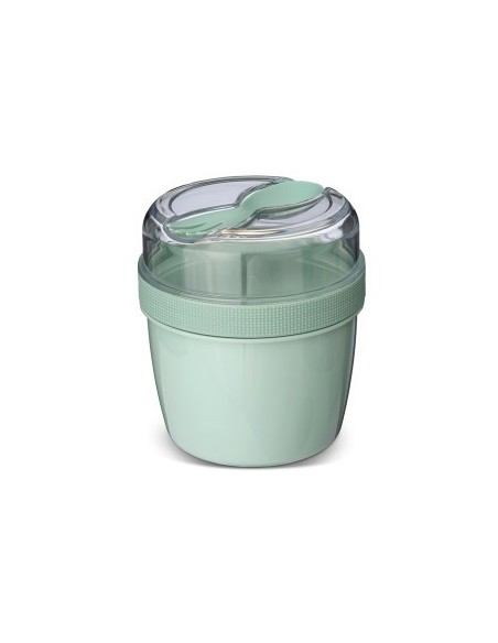 Fiambrera snack N'ice cup con disco refrigerante green