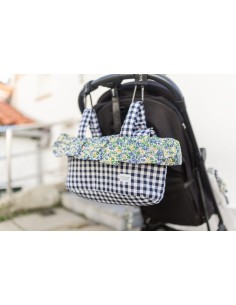 Bolso volante Leo&vichy navy 2