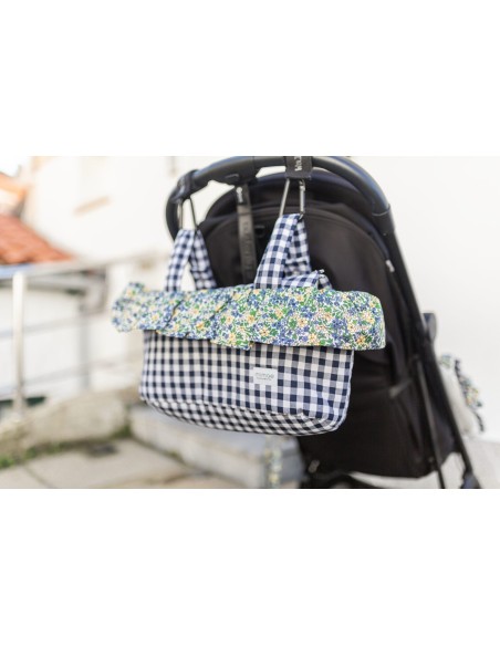 Bolso volante Leo&vichy navy