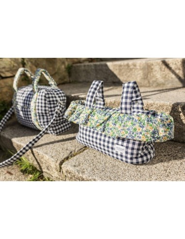 Bolso volante Leo&vichy navy