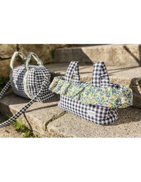 Bolso volante Leo&vichy navy
