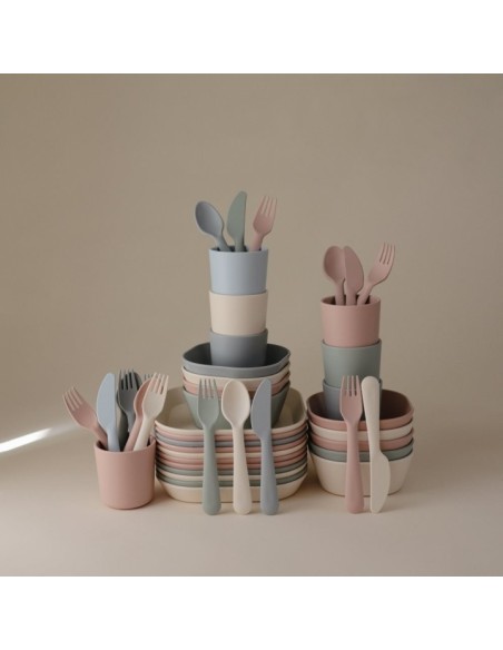 Pack cubiertos solid ivory