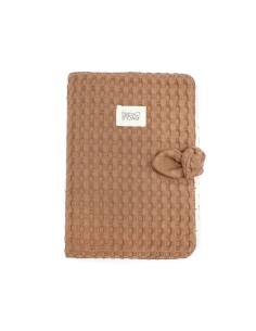 Portadocumentos knot gofre cinnamon
