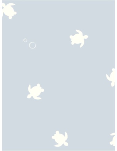 Muselina de Bambú Sea Turtles