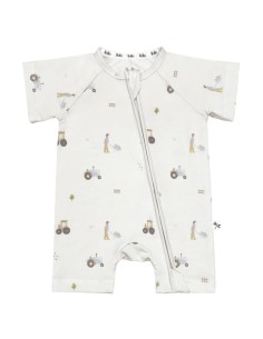 Pijama corto con cremallera Farm Day