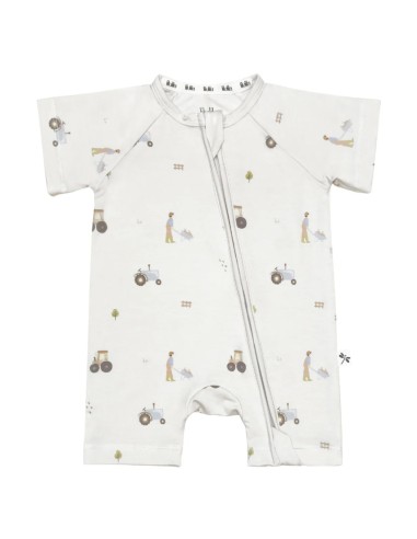 Pijama corto con cremallera Farm Day
