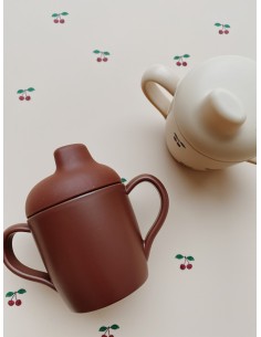 Pack 2 vasos de silicona con boquilla cherry 2