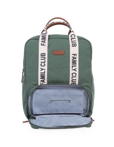 Mochila family club signature canvas green
