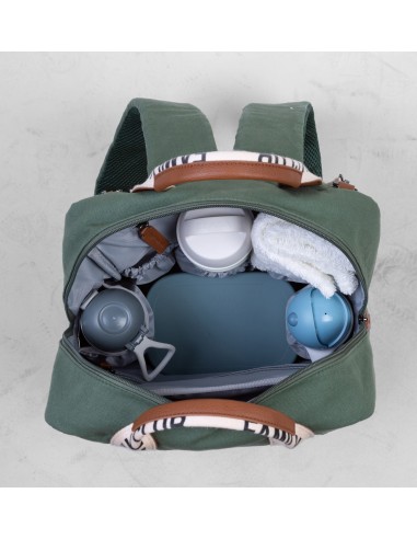 Mochila family club signature canvas green