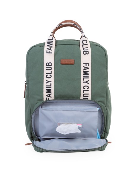 Mochila family club signature canvas green