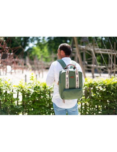 Mochila family club signature canvas green
