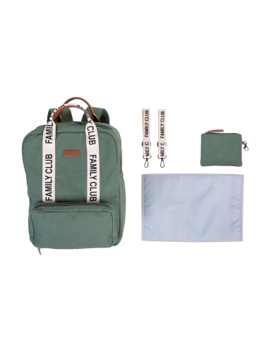 Mochila family club signature canvas green