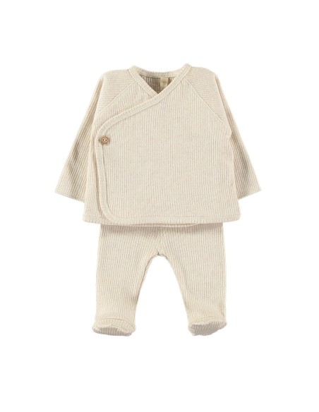 Conjunto canalé easy sand melange