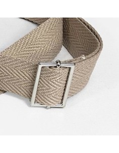 Asa para bolsa con mosquetones beige 2