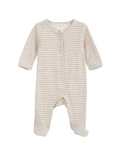 Pijama entero rayas oat/offwhite