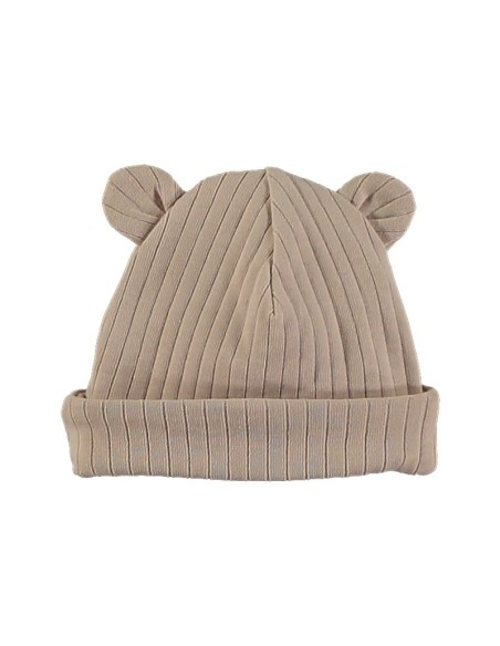 Gorro orejitas maxi rib sweet nougat