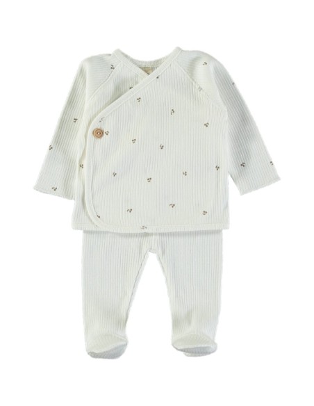 Conjunto canalé easy cherries nougat