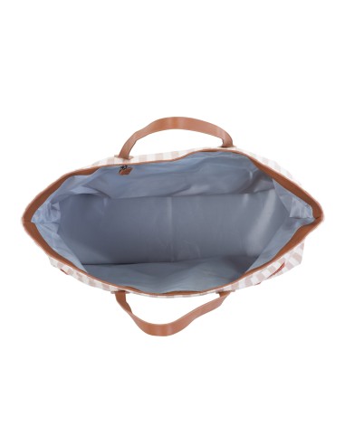 Family bag rayas terracota