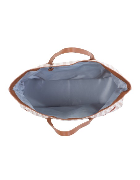 Family bag rayas terracota