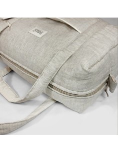 Bolsa maternidad camila 100% linen 2